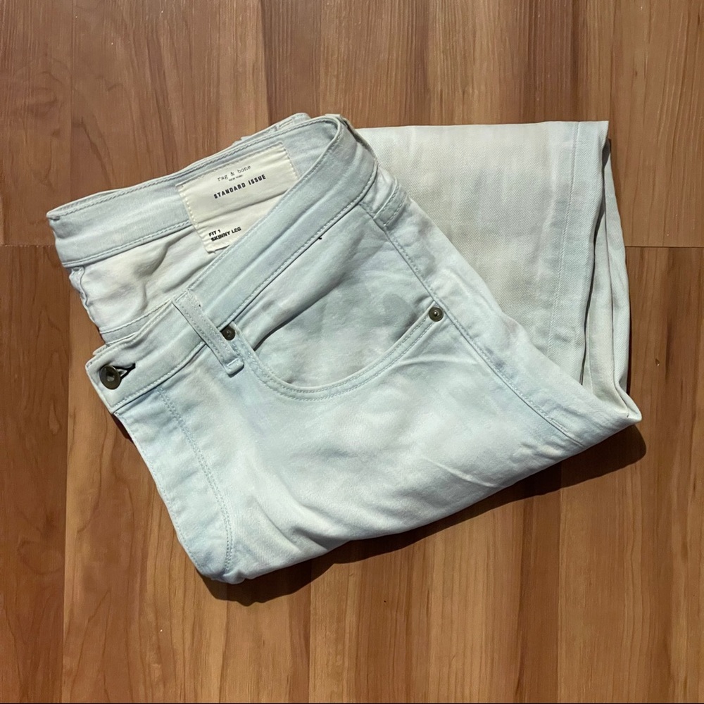 Rag & Bone “White Water” Denim Jeans